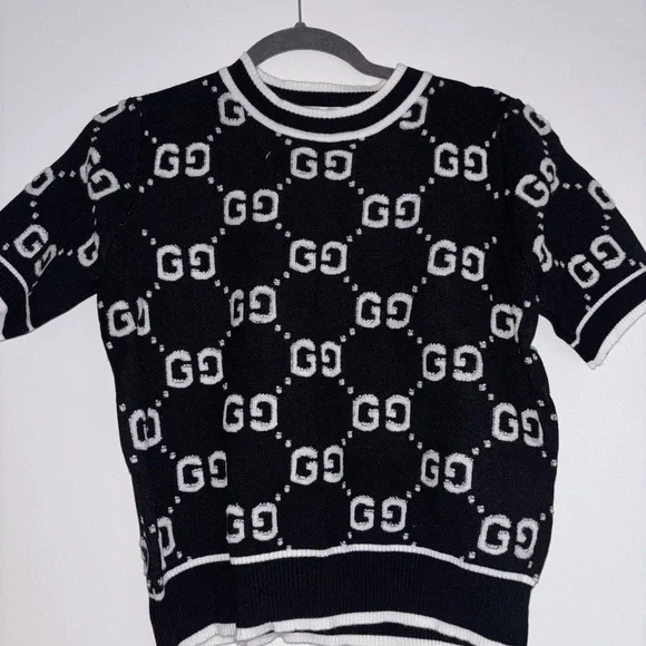 Gucci Monochrome Striped Knitwear - Picture 1 of 5